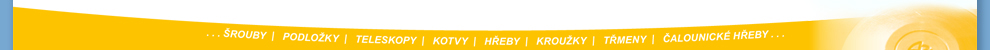 rouby, podloky, teleskopy, kotvy, heby, krouky, tmeny, alounick heby